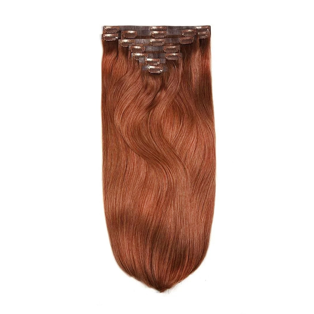 Dark Auburn #33 Remy Royale Seamless: Full extension