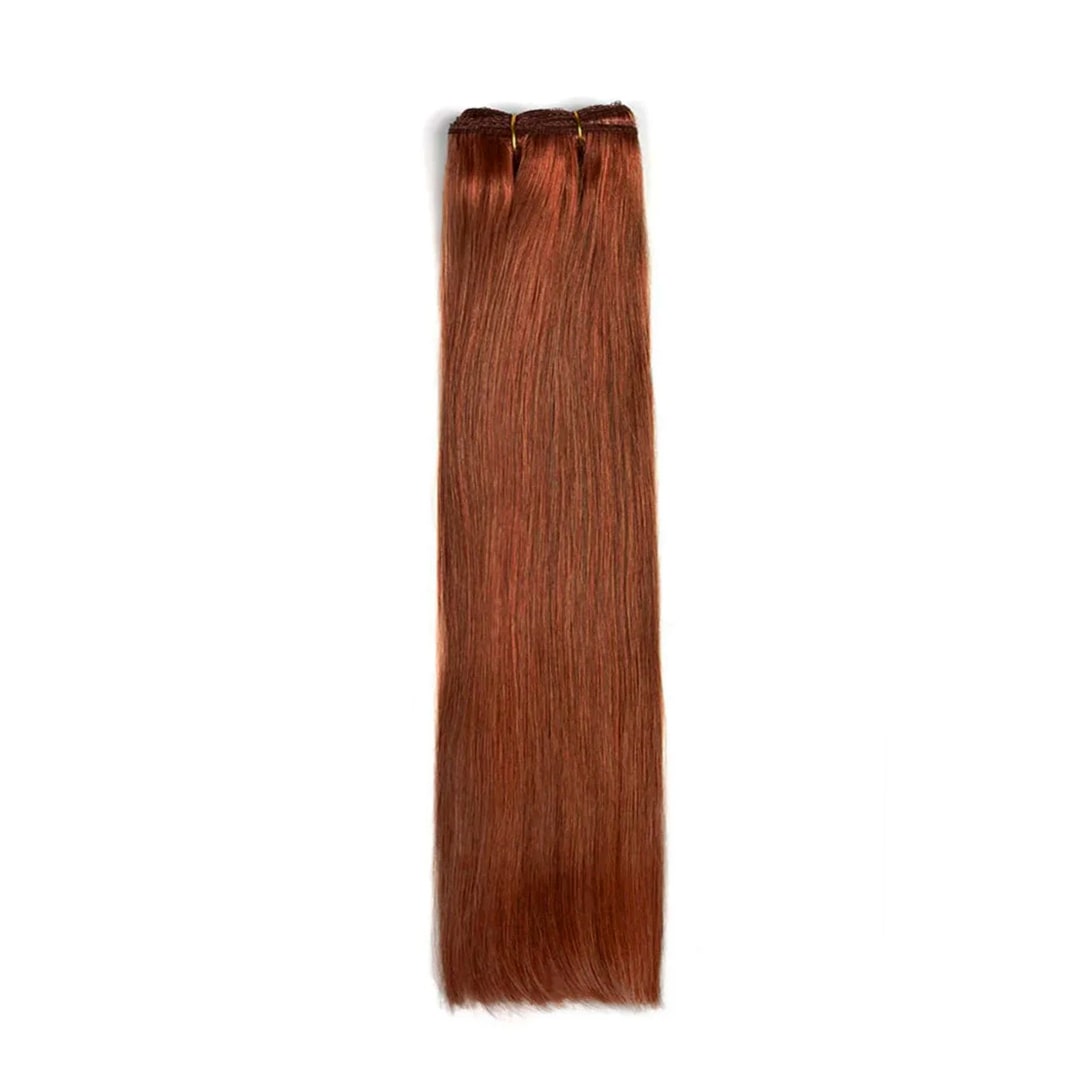 Dark Auburn #33 Remy Royale Hair Weft: Full extension