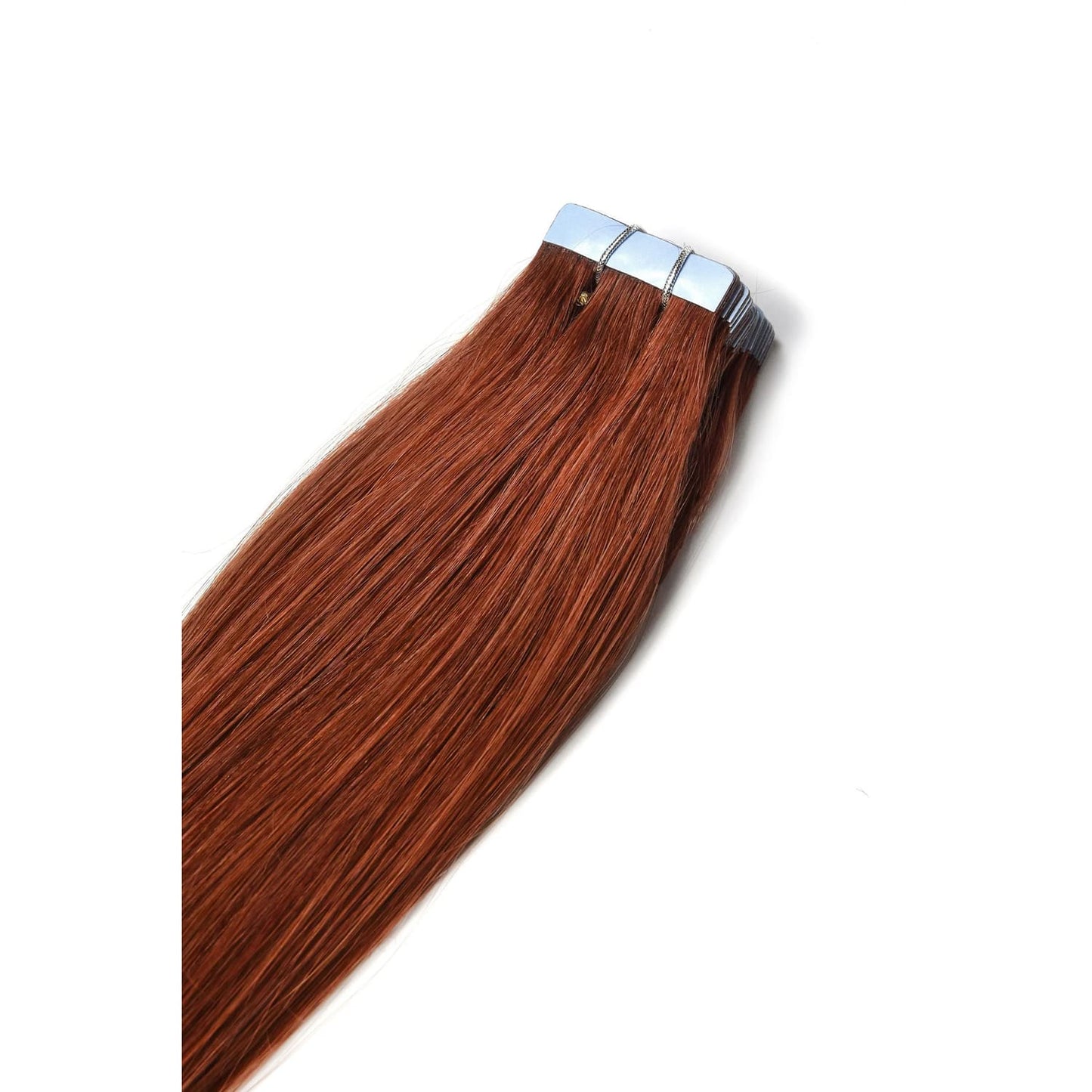 Dark Auburn #33 Tape In Hair Extension: Attachment method
