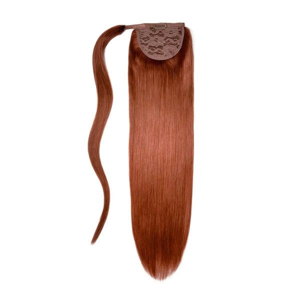 ✨24” COPPER STRAIGHT CLIP ON PONYTAIL. *NWT Clip in ponytail wrap / braid hair extension 24 main image 3