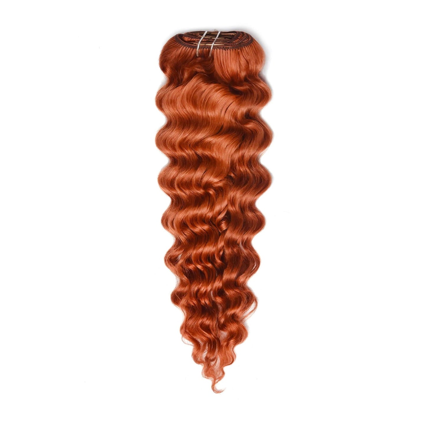 Flaming Ginger (#350) Curly Hair Extensions: full hair extension