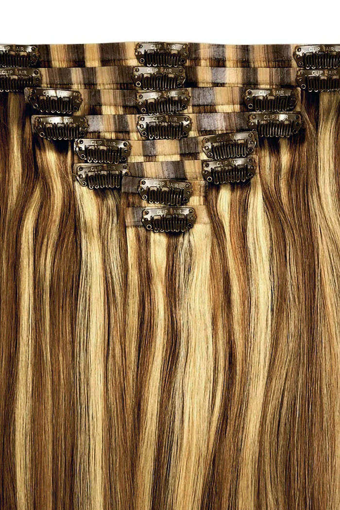Chocolate Honey (#4/27) Remy Royale Seamless Clip Ins
