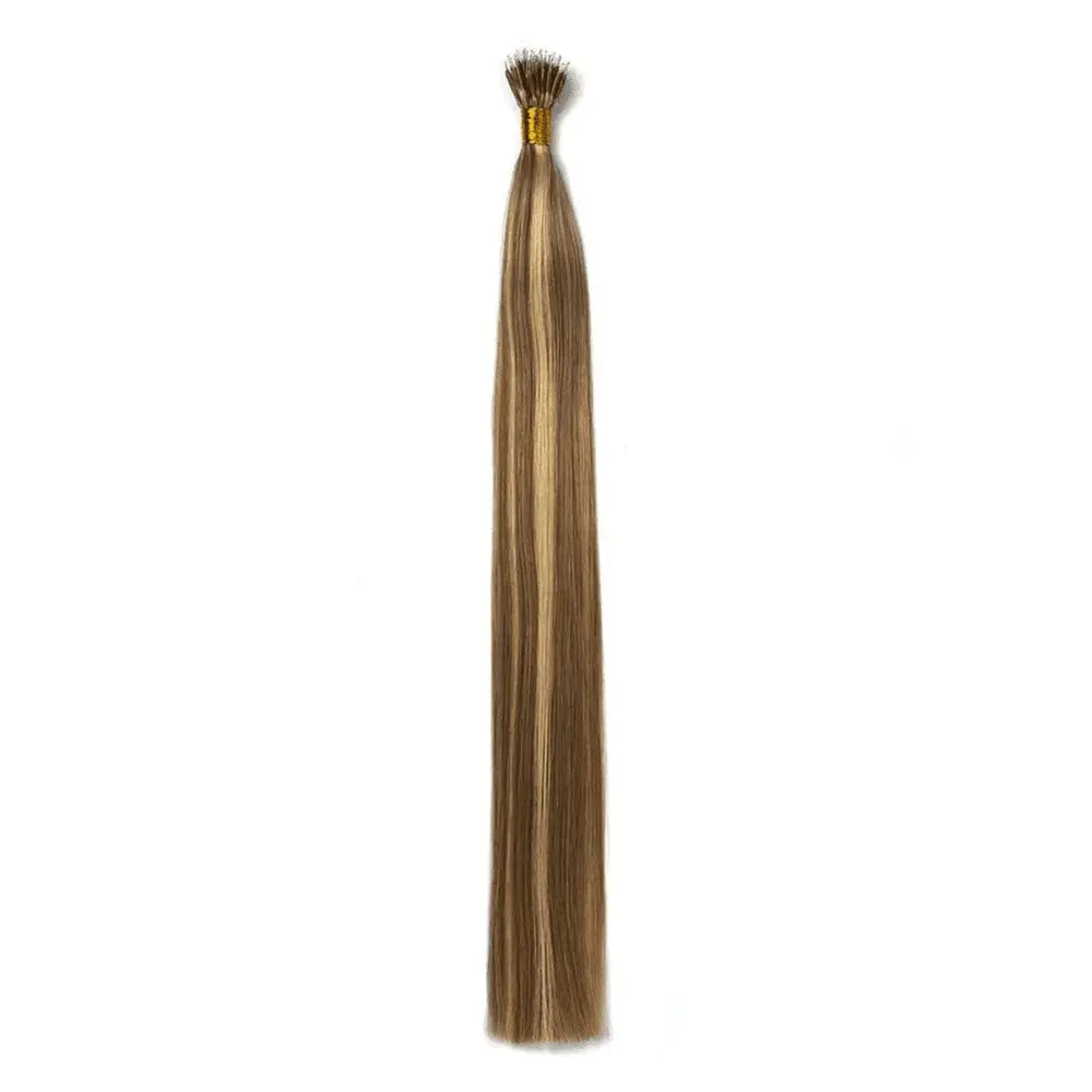 Σοκολατένιο μέλι (#4/27) Nano Ring Hair Extensions