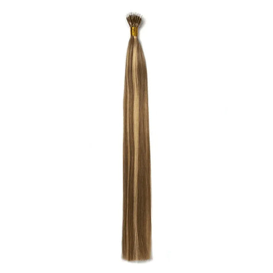 Chocolate Honey (#4/27) Nano Ring Hair Extensions