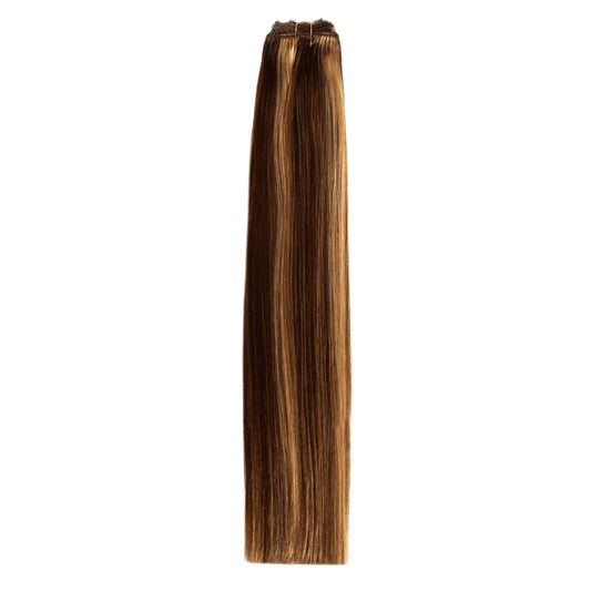 Chocolate Honey (#4/27) Remy Royale Double Drawn Weave -laajennukset