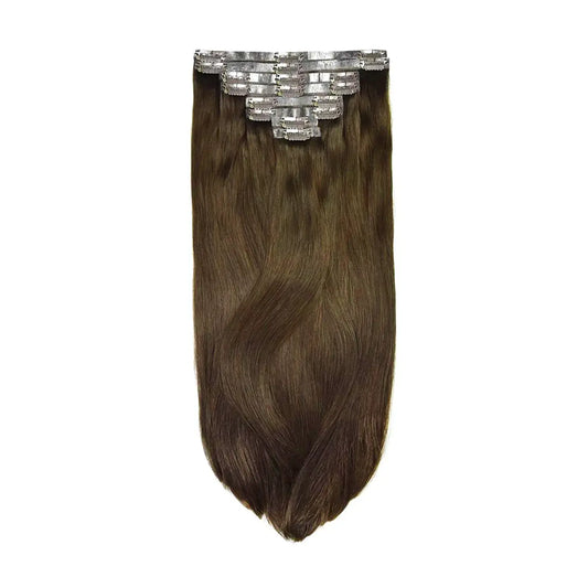 Nahtlose Clip-Ins von Remy Royale – Mittelbraun (#4)