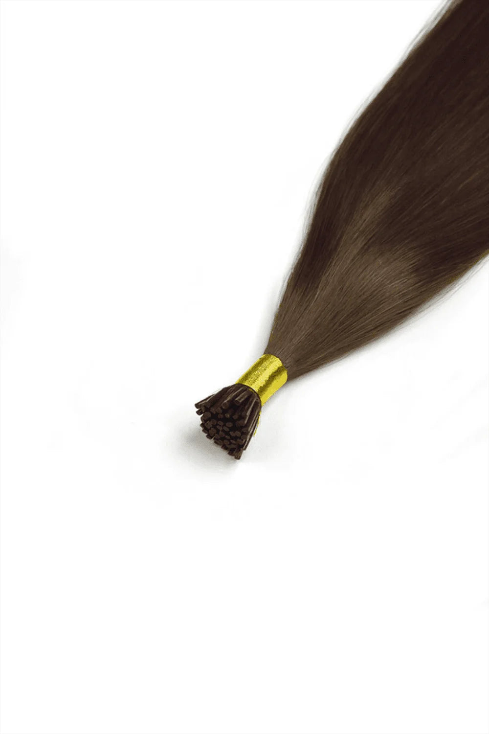 medium brown #4 remy royale i-tip hair extension