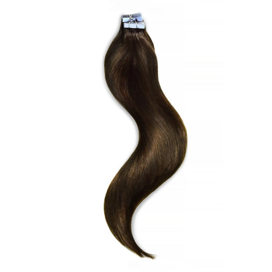 Ταινία σε Remy Human Hair Extension Medium Brown (#4)