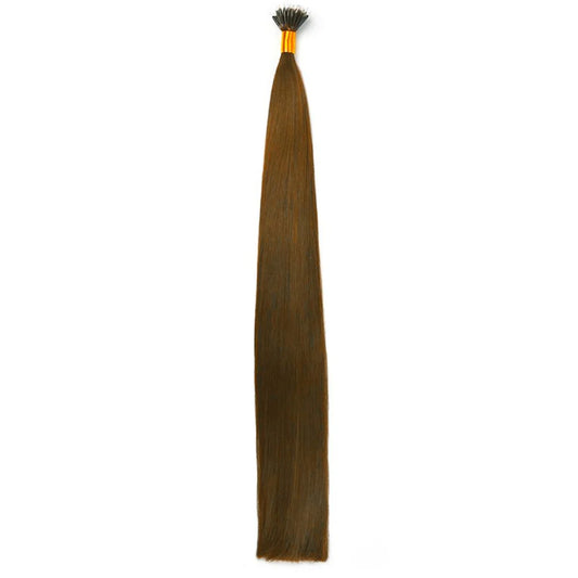 Toffee Brown (#5) Nano-Ring-Haarverlängerungen