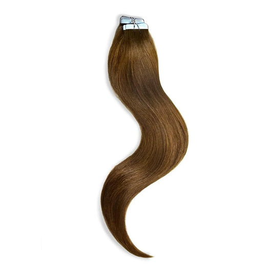 Toffee Brown (#5) Tape In Hair Extensions