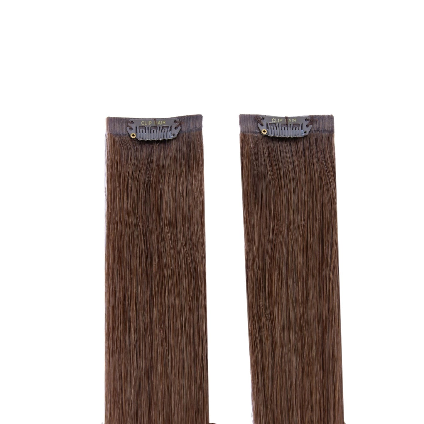 Light Brown (#6) Halo Hair Extensions Side Pieces