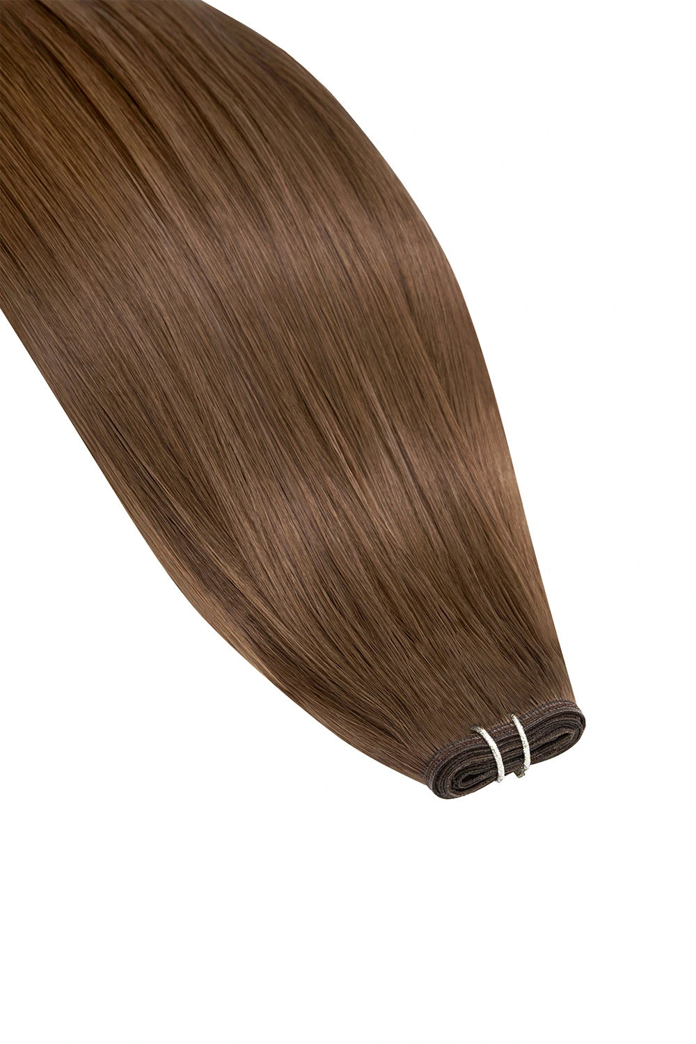 light brown #6 remy royale flat weft cropped