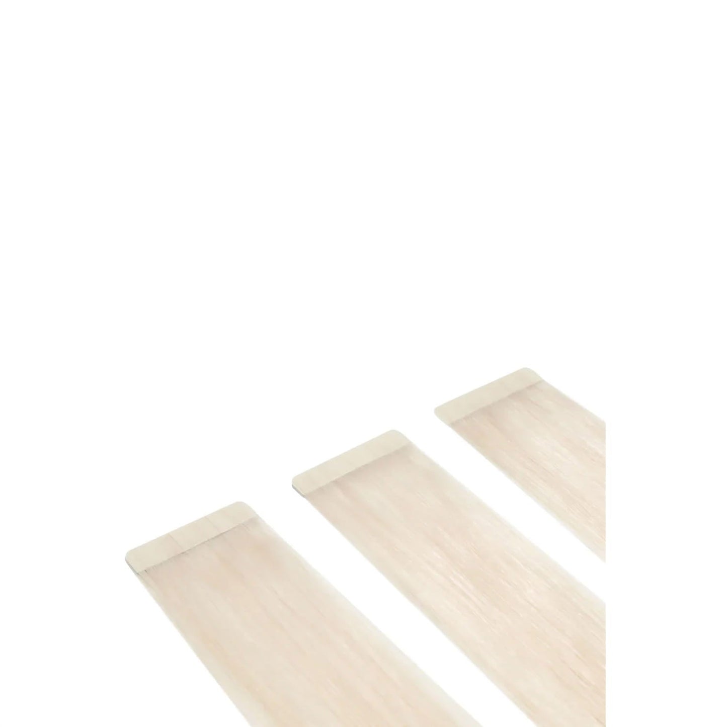 Lightest Blonde (#60) Remy Royale Tape In:  Extension attachment method