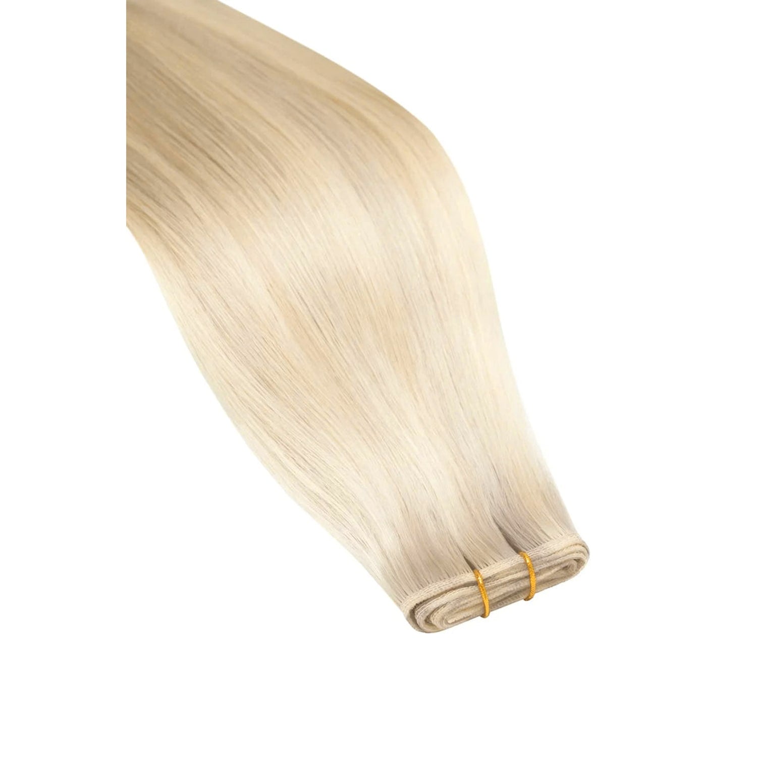 BlondeMe (#60/SS) Remy Royale Flat Weft Hair Extensions: close up