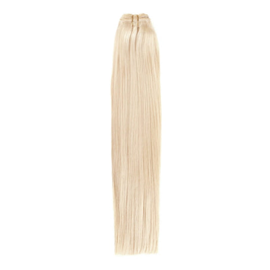 Bleach Blonde (#613) Remy Royale Hair Weft Extension: full extension
