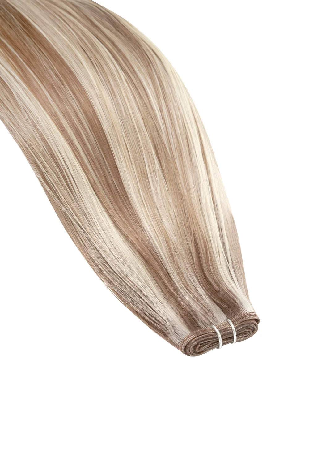 Oak Brondie Remy Royale Flat Weft Hair Extensions Cropped