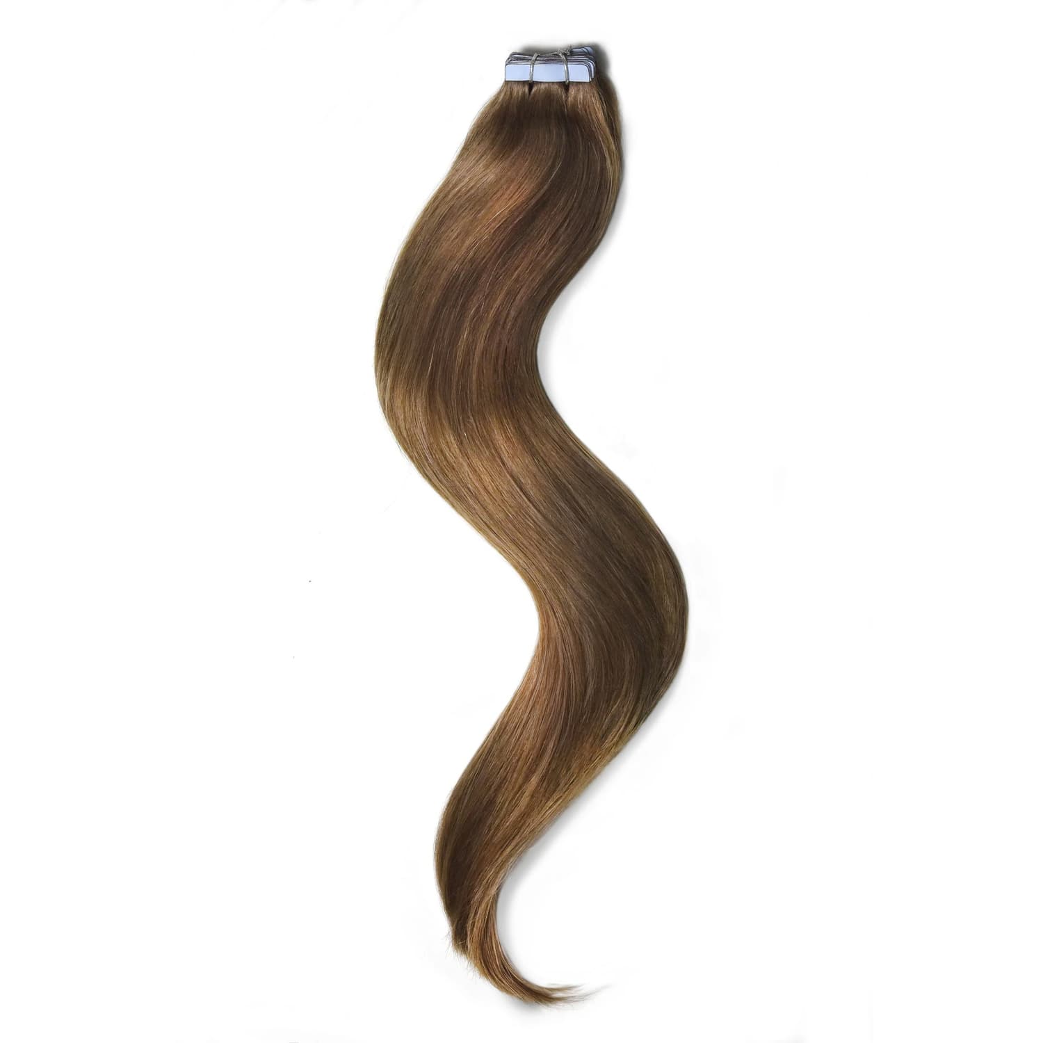 Tape In Hair Extension Medium Ash Brown (#8): Full extension