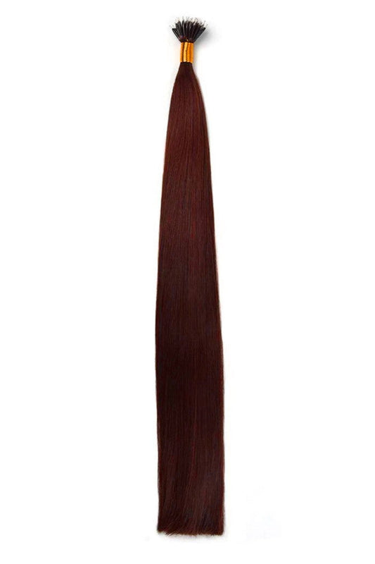 Mahogany Red (#99J) Nano Ring Hair Extensions