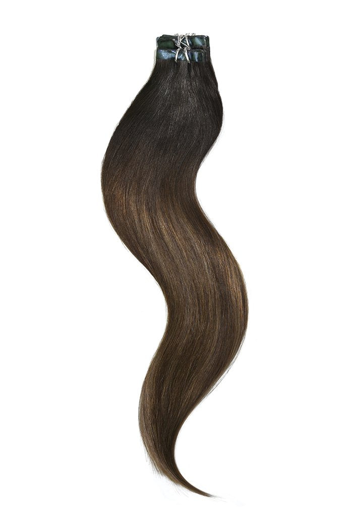 Tape in Balayage Hair Extensions - Espresso Melt Balayage
