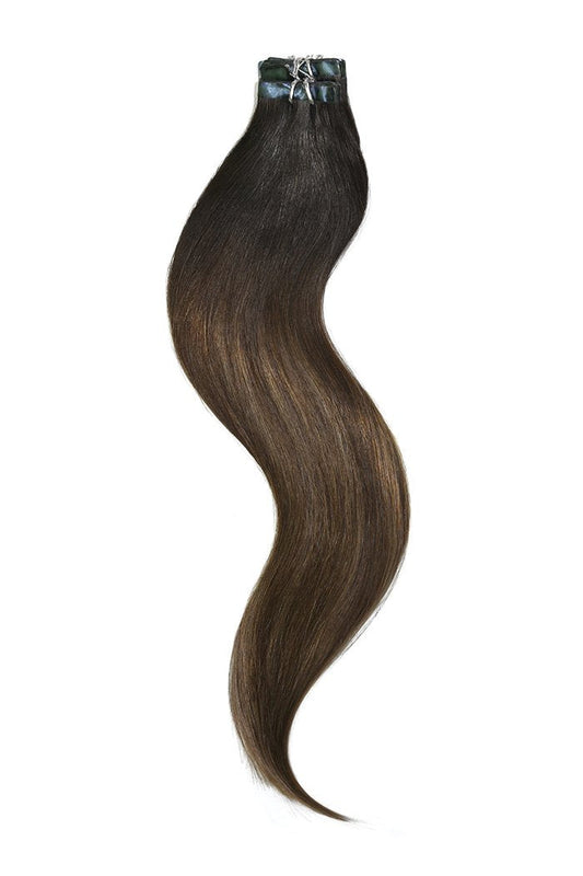 Tape in Balayage Hair Extensions - Espresso Melt Balayage