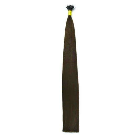 Nano Ring Hair Extensions Double Drawn - Mørkebrun (#3)