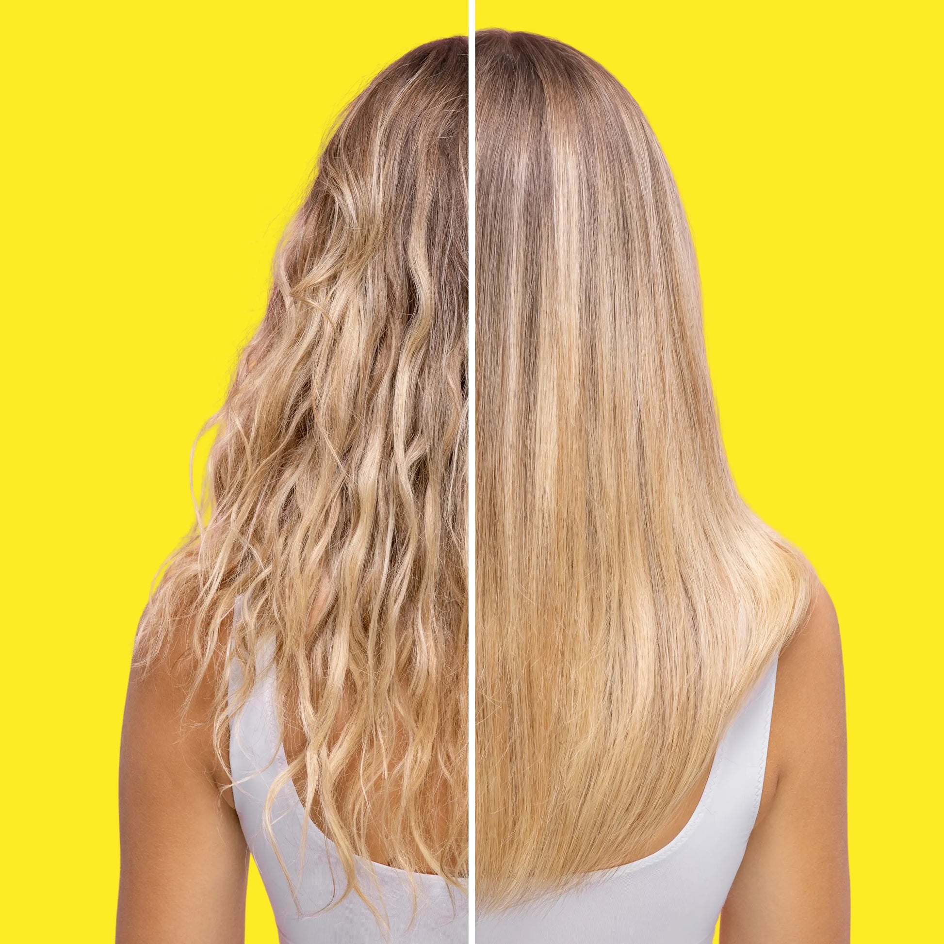 Moisturising Silky Hairspray For Hair Extensions before and after