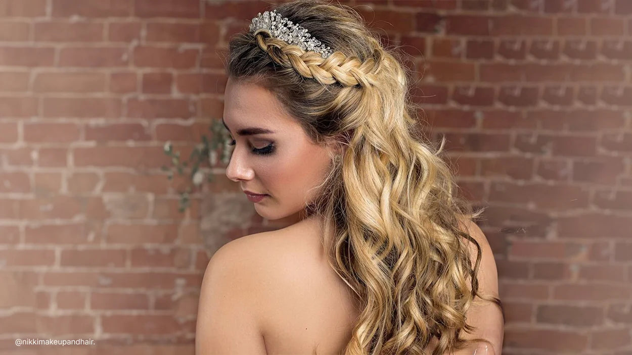 23 Stunning Updo Hairstyles to Try for Your Wedding Day 27 Half Up Half Down Bridal Hair | Cliphair US