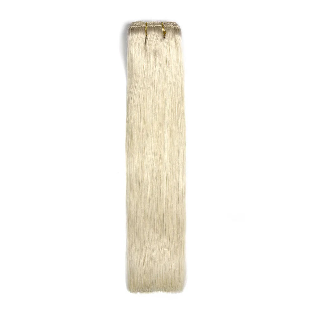 Remy Royale Double Drawn Human Hair Weft Weave Extensions – Eisblond