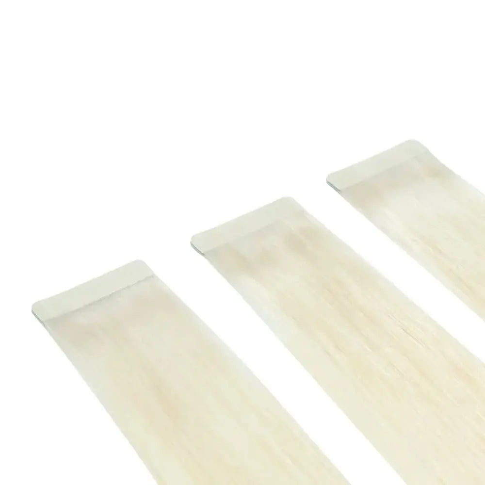 Remy Royale Double Drawn Tape Hair Extensions - Iceblonde