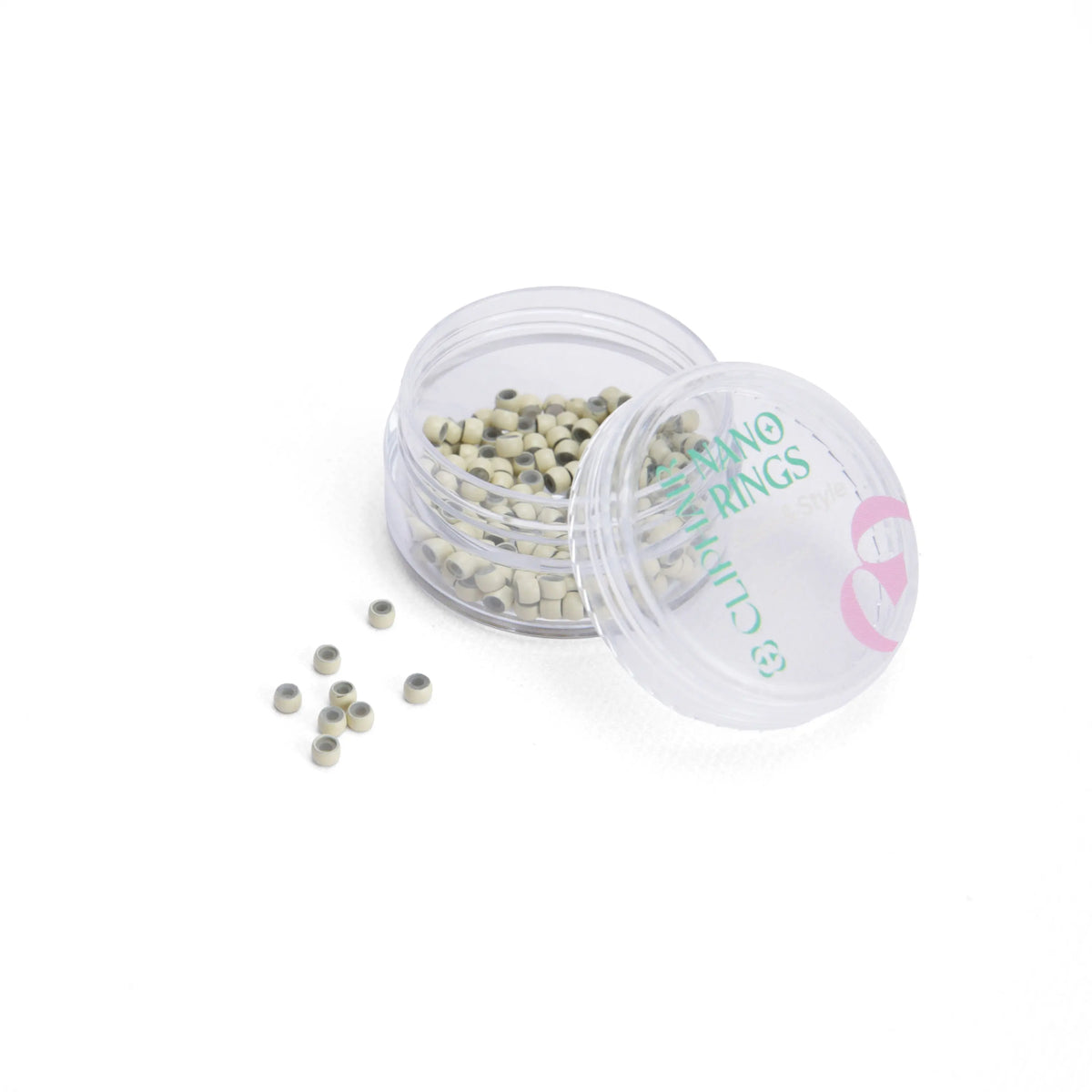 Silicone Lined Nano Rings/Beads - Blonde