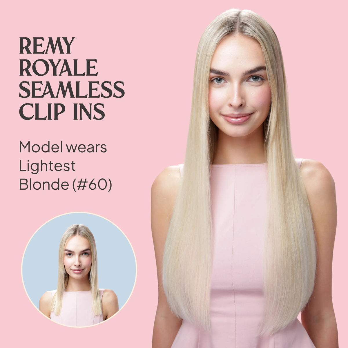 Remy Royale Seamless Clip ins - Espresso Melt Balayage before and after