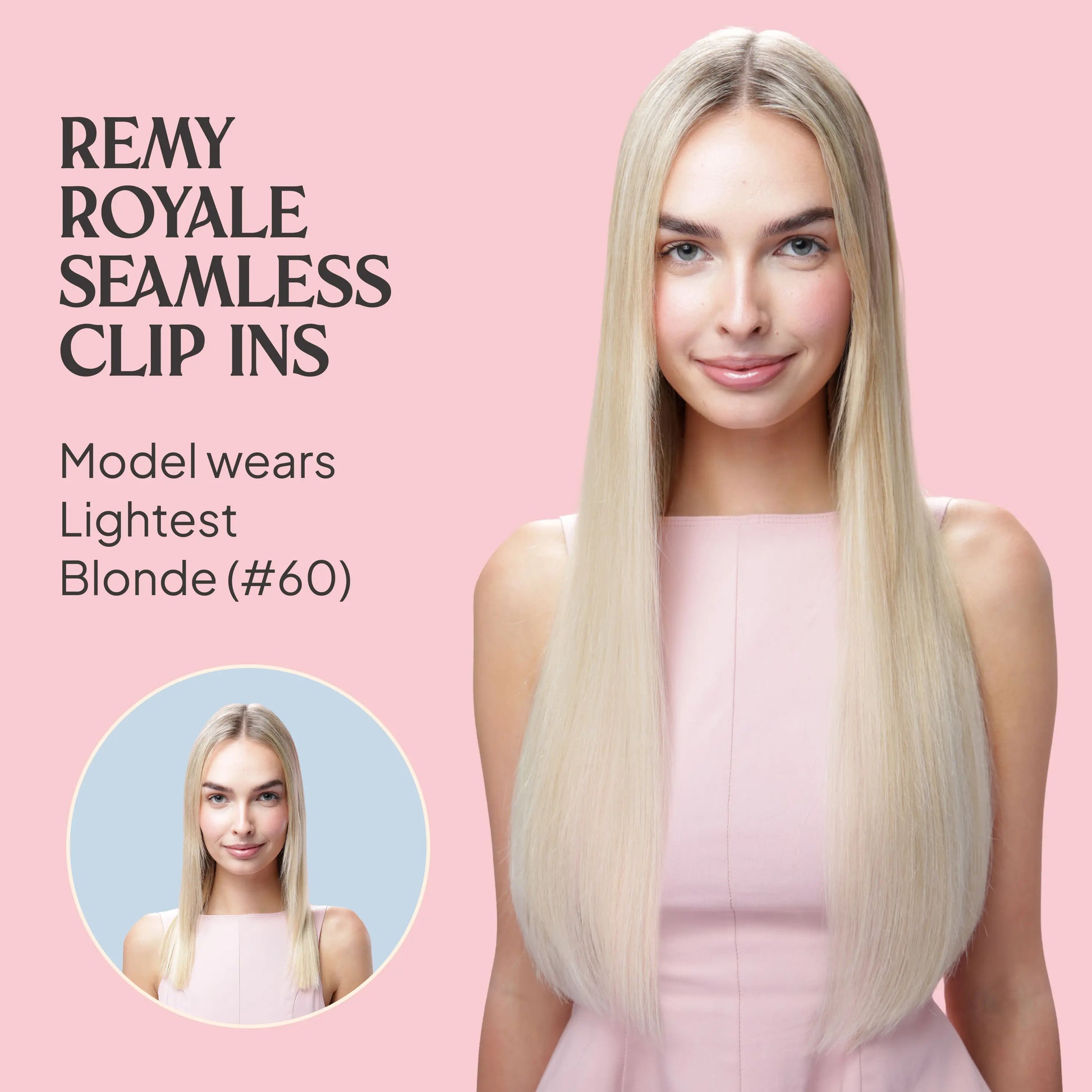 Remy Royale Seamless Clip ins - Espresso Melt Balayage before and after