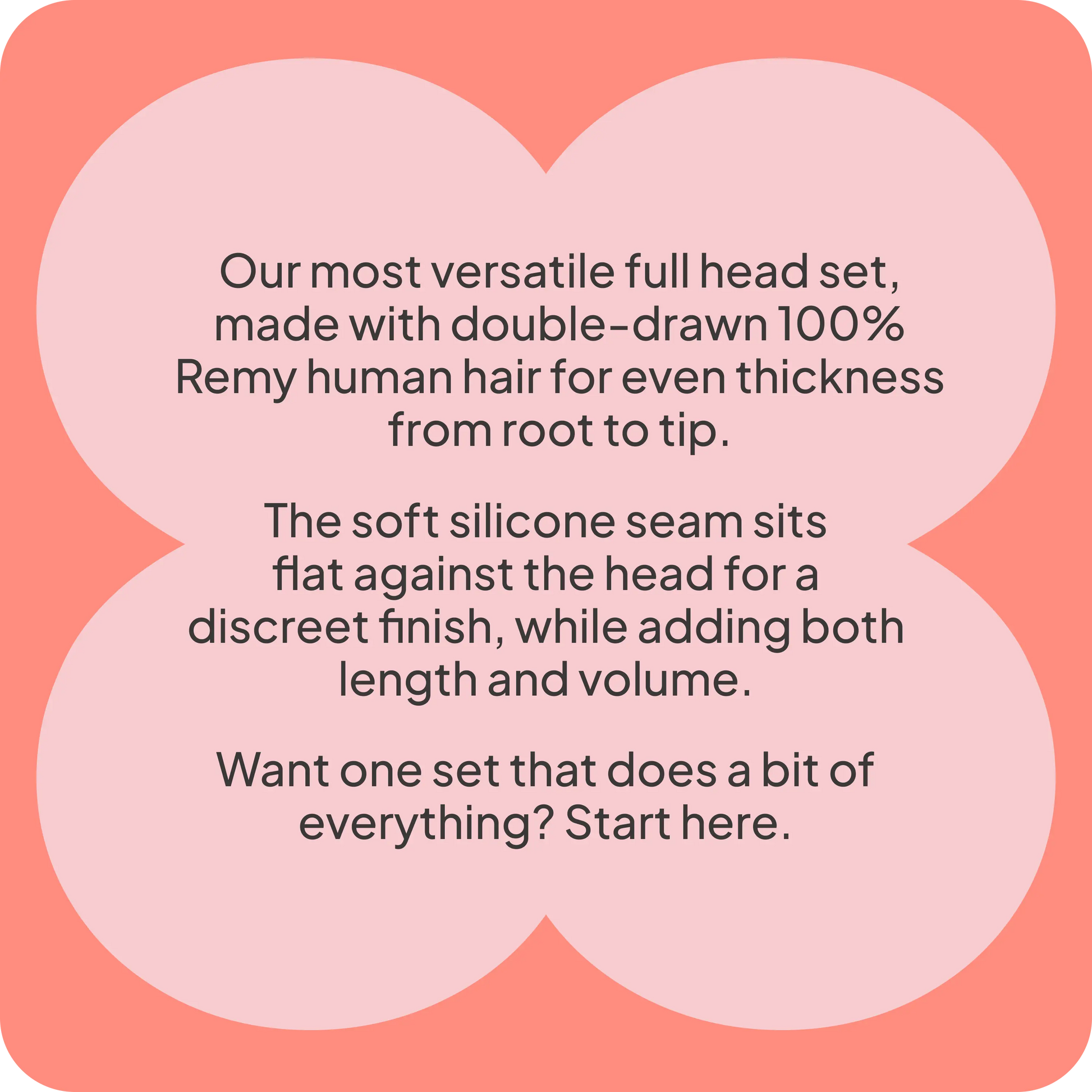 Remy Royale Seamless Clip ins infographic