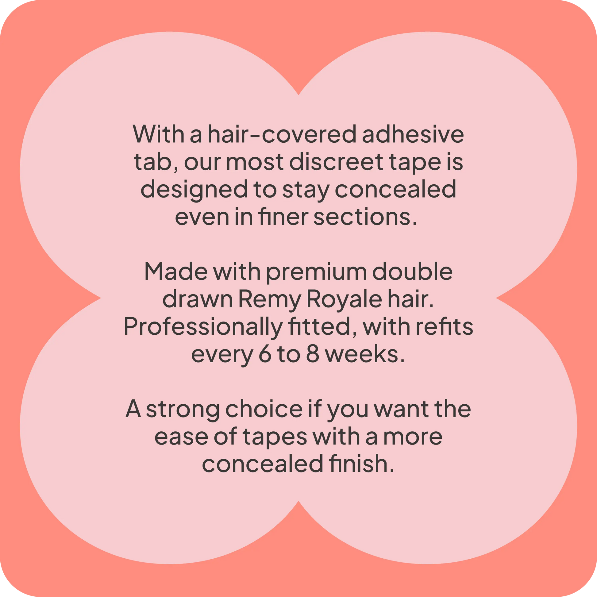 Remy Royale Invisible Tape infographic