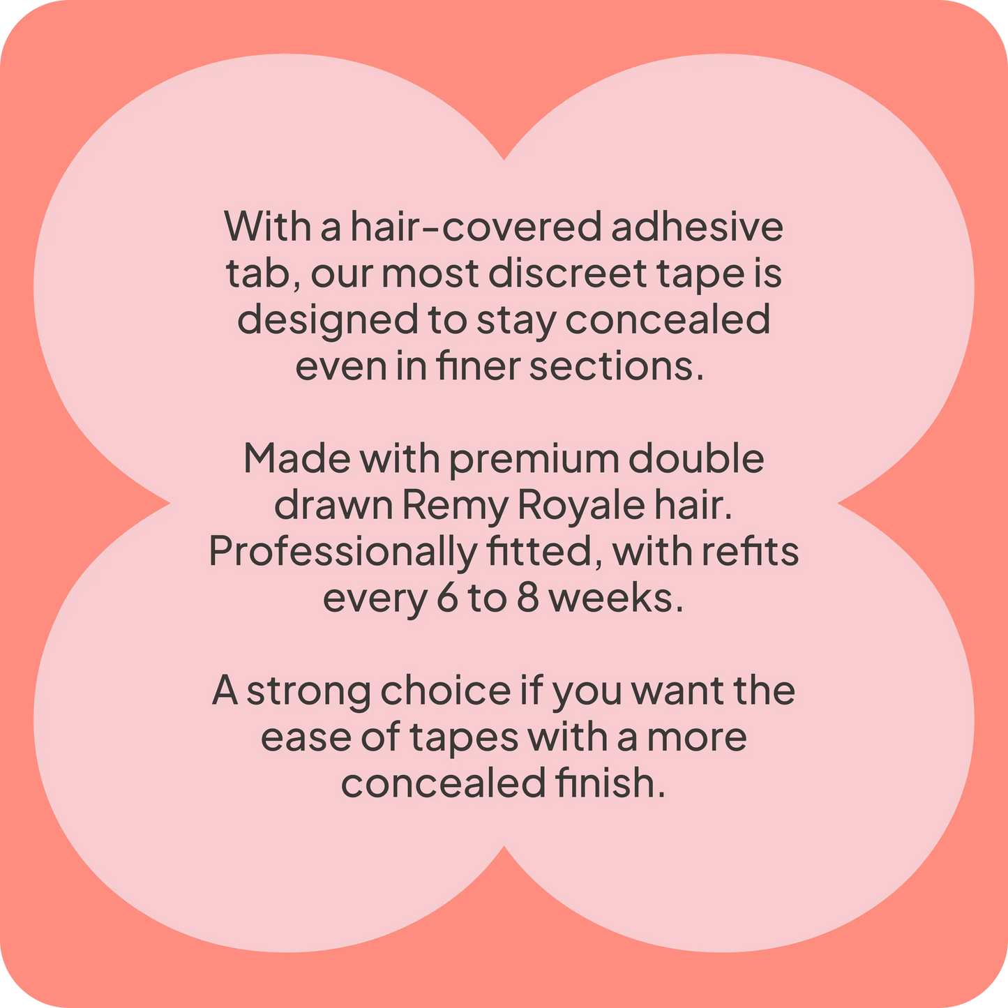 Remy Royale Invisible Tape infographic