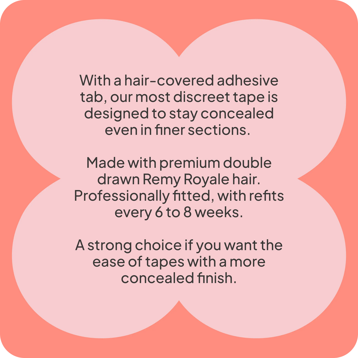Remy Royale Invisible Tape infographic