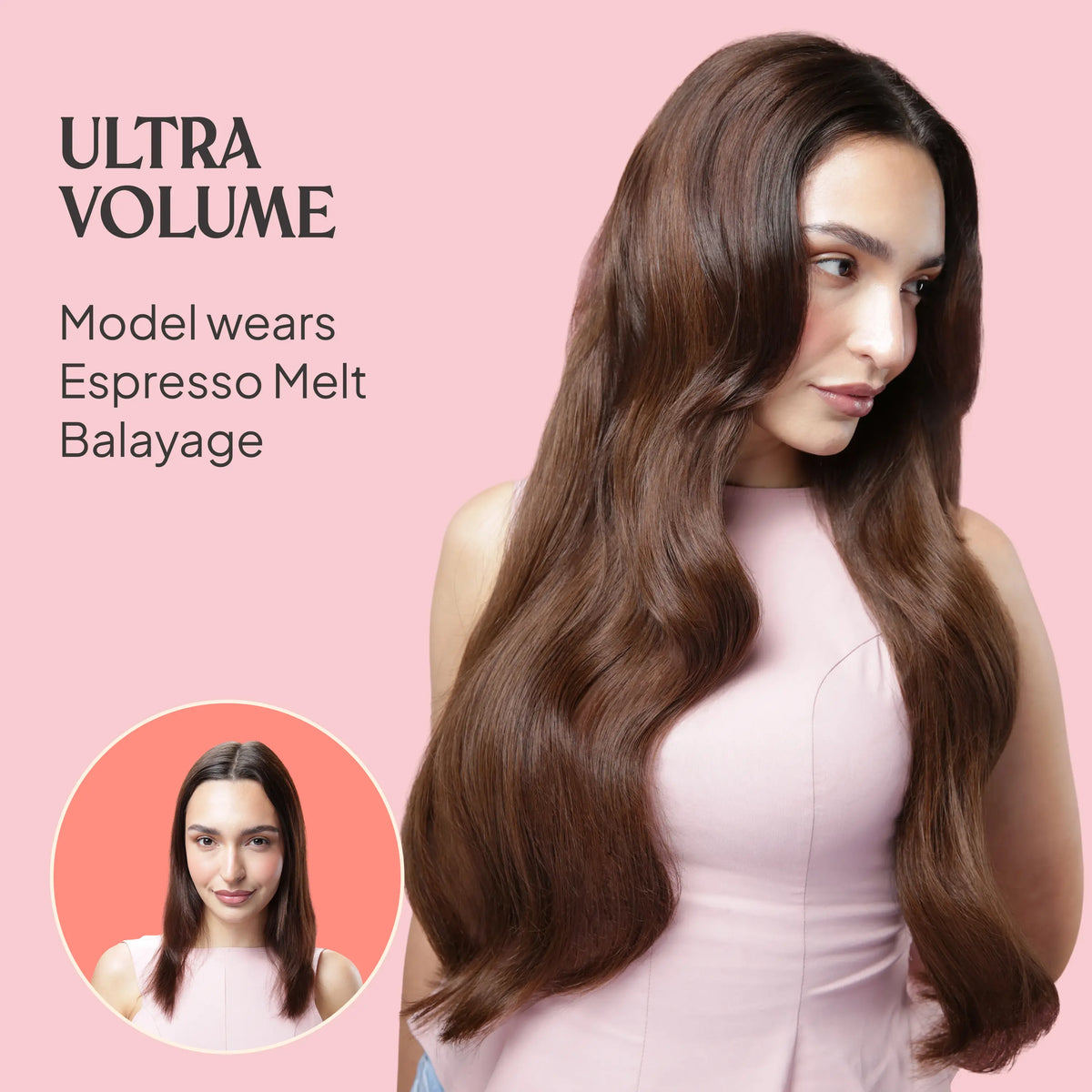 BlondeMe (#60/SS) Ultra-Volume Clip In Full Head Set (240-300G) before and after