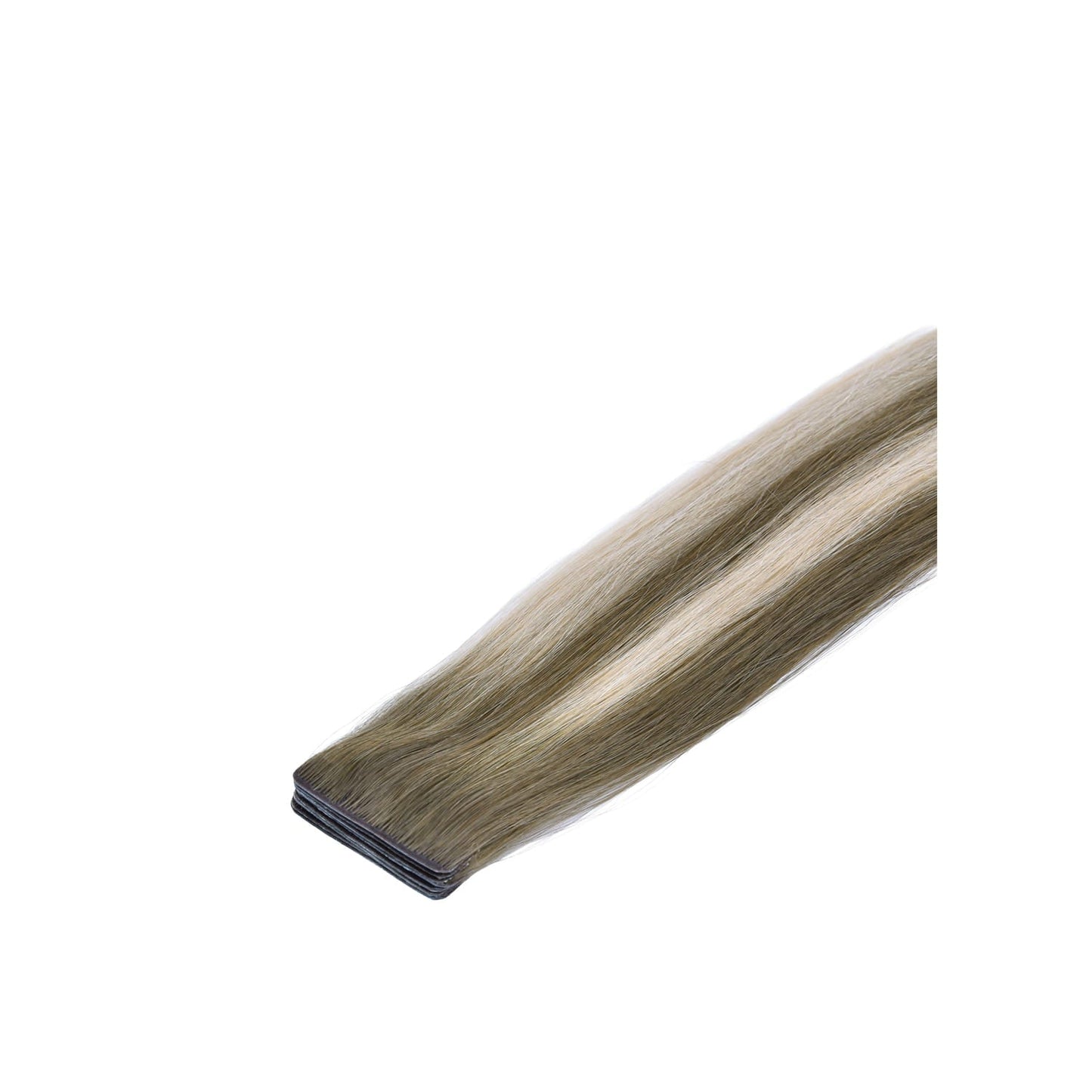 Ash Bronde Balayage Remy Royale invisible Tape In Hair Extensions: extension attachment method
