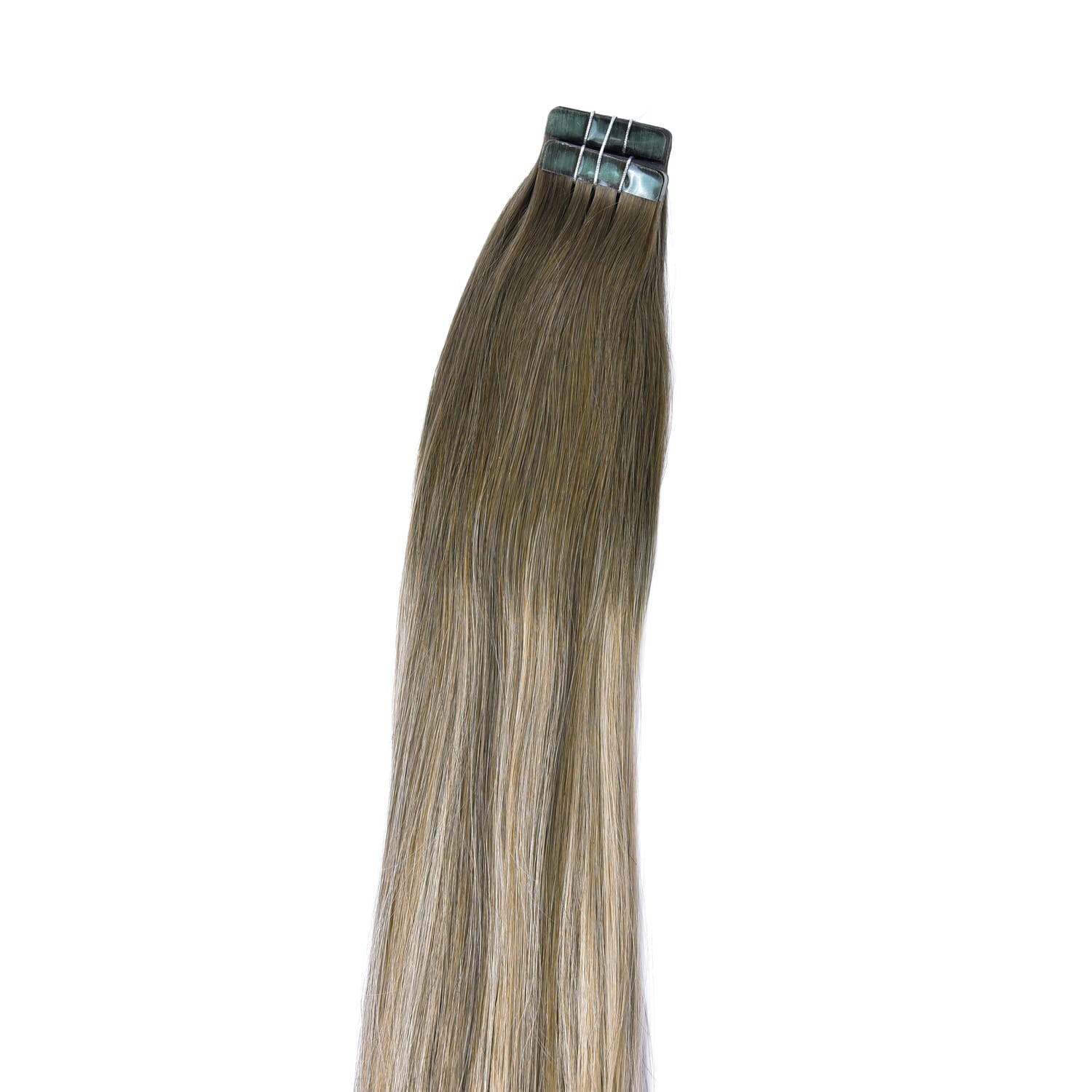Ash Bronde Balayage Tape In Hair Extensions: hair extension attachment method