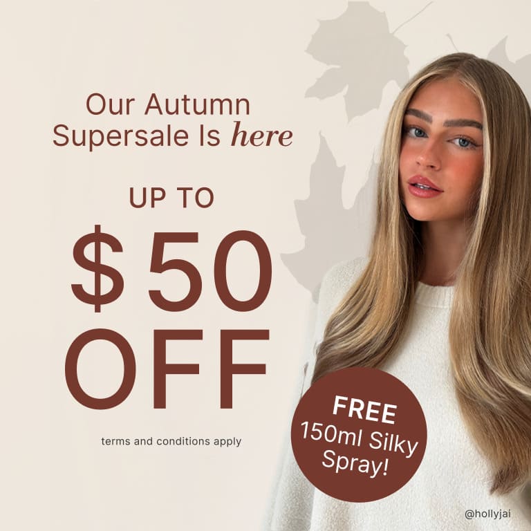 autumn supersale is here - up to $50 off banner