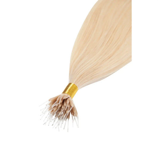 Barbie Blonde (#16/60) Remy Royale Nano Bond Hair Extensions
