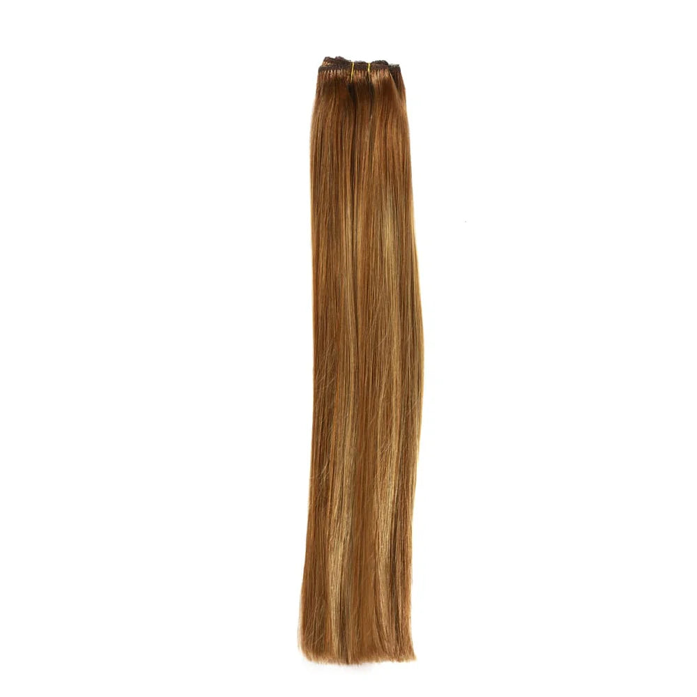 Cinnamon Swirl Balayage Remy Royale Double Drawn Weave Extensions