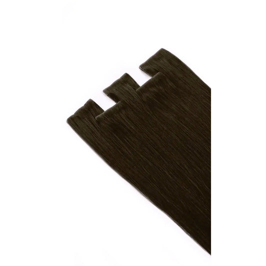 Dark Brown (#3) Remy Royale Invisible Tape In Hair Extensions
