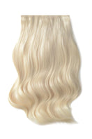 double weft hair extensions lightest blonde shade 60 by Cliphair™ 