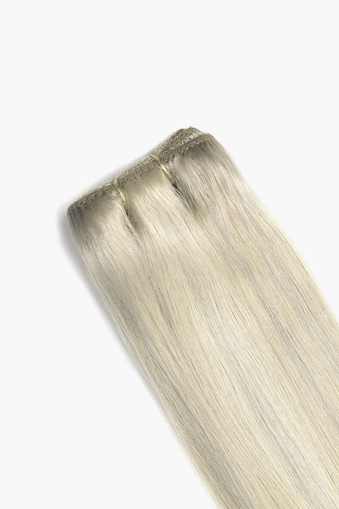 platinum blondeme remy royale weft/weave hair extension attachment