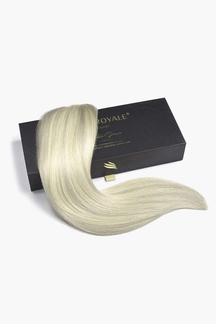 platinum blondeme remy royale weft/weave hair extension box