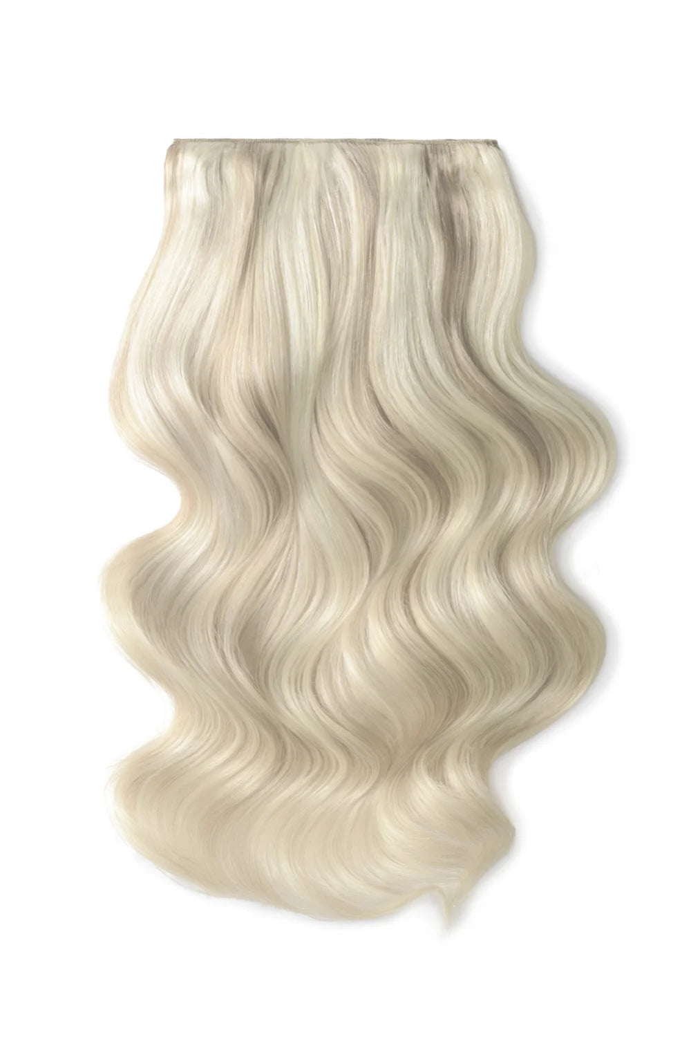 platinum blondeme double weft hair extension