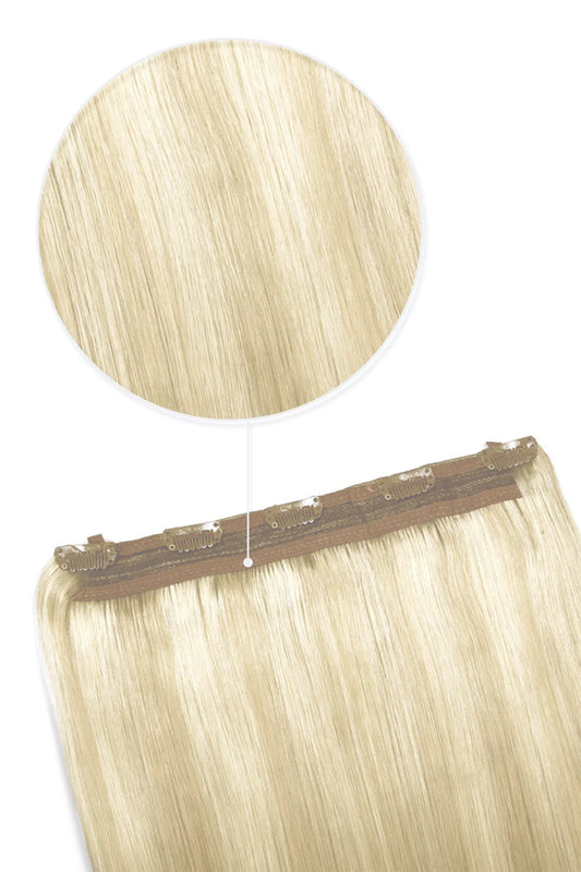 platinum blondeme quad weft hair extension attachment