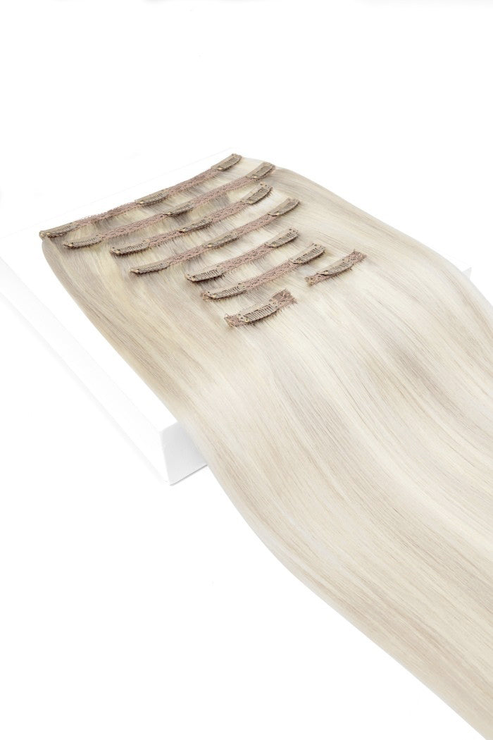 platinum blondeme ultra volume hair extension flat
