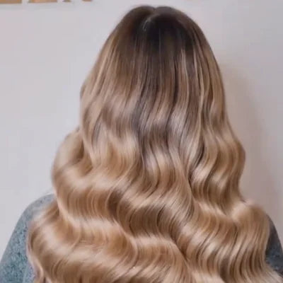 Butterscotch Blonde #10/16 Tape In Hair Extensions Influencer Video